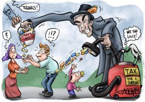 CARTOON: The Taxman’s Return