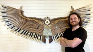Olinda resident making ‘preposterous’ phoenixes from pianos