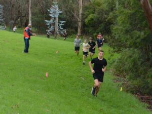 Muddy cross country makes for fun morning