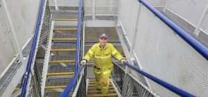 Training at the summit ahead of Melbourne Firefighters Stair Climb