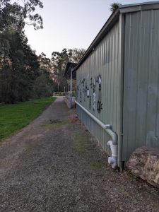 Offensive graffiti