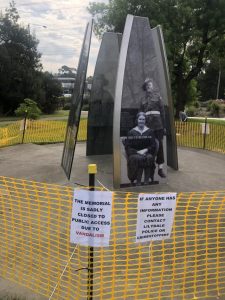 Police appealing for information on damage to Seville War Memorial