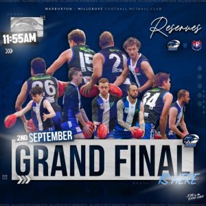 Burra Reserves coming in for a back to back grand final