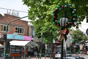 Healesville Rotary decks shop windows