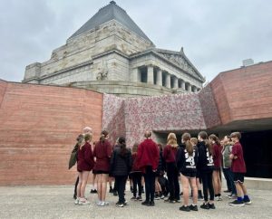 Upper Yarra schools pay respect at the Shrine of Remembrance