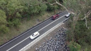 Drainage works underway on Warburton Highway