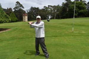 96-year-old Gerry Hadfield still going strong at Warburton Golf Club
