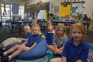 Big smiles from Gladysdale Primary School students on school return