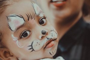 Face painting for lotus season