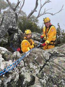 Recognition for local rope rescue team