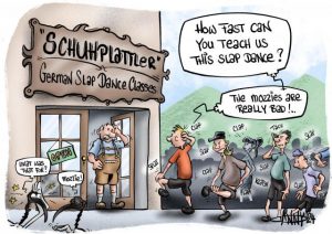 CARTOON: The Aussie Summer Slap Dance