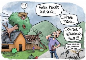 CARTOON: Hit With Heavy Winds