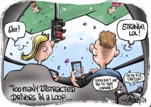 CARTOON: Distracted Drivers