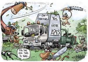 CARTOON: Resident comes crashing down on council’s service