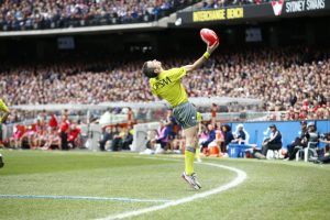 Former Yarra Valley umpire Ian Burrows celebrates 400 AFL games