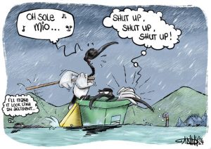 CARTOON: Wet weather hits for winter