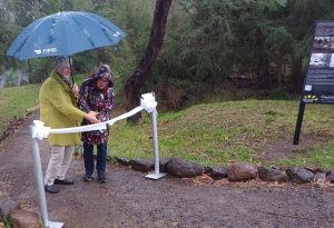 Newly-named Courtney Dix Walking Trail celebrated in Millgrove