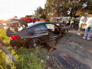Deja vu as Warburton Highway, Seville East the scene of multi-car crash