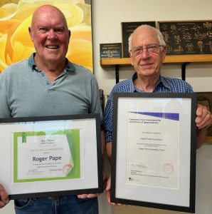 50 years of Frank’s cemetery service recognised