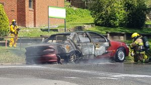Man critical after car fire in Warburton