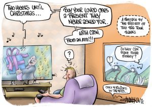 CARTOON: Two weeks to go