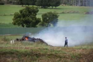 Four illegal burn offs caught in two days