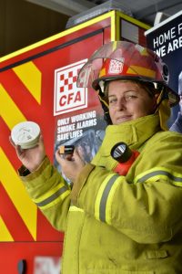 Yarra Valley Group Officer and former Hillcrest CFA Captain Fiona Burns receives Australian Fire Service Medal