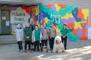 From boring to beautiful: Millwarra Primary students add a splash of colour to their lives