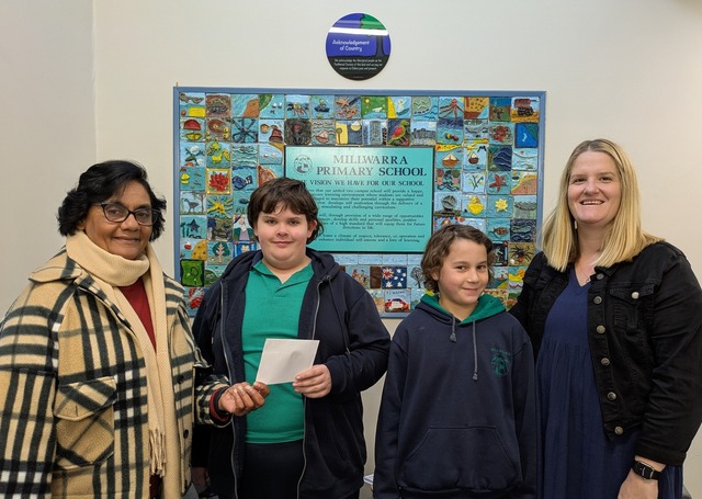 Ride for two: Bikes donated to Millwarra PS