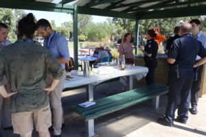 Chat with a cop over some coffee at Yarra Junction this Friday