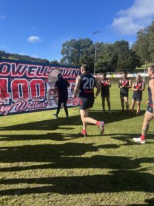 Powelltown Football Club veteran Terry Walker plays his 400th game