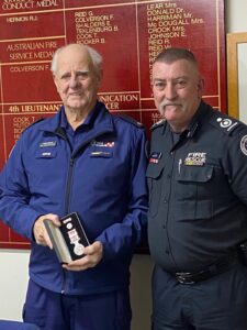Yarra Junction CFA members awarded for life-long devotion