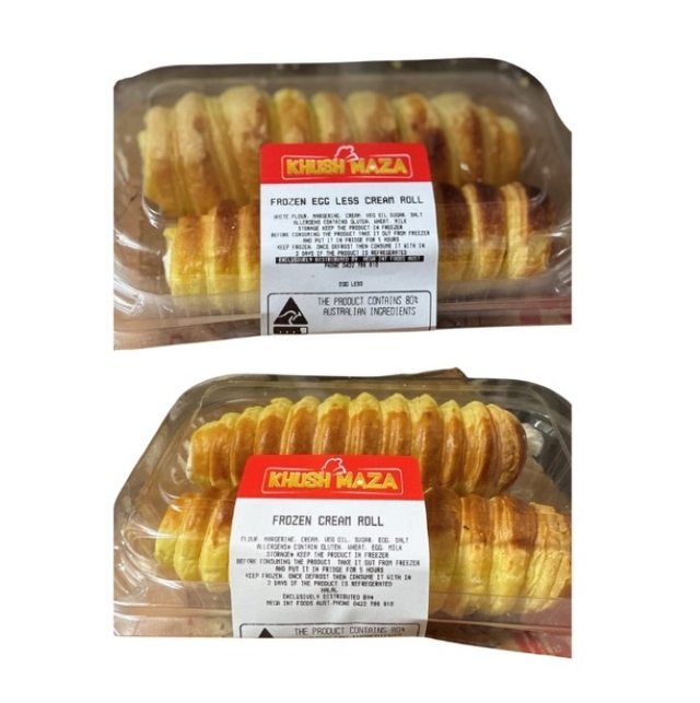 Frozen cream rolls recalled in Victoria