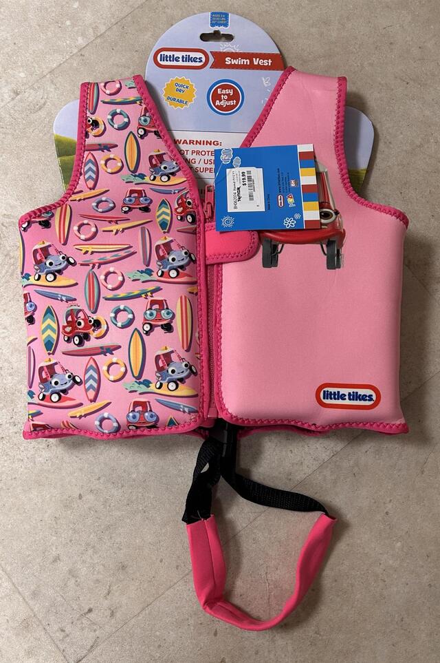 Swim vests recalled for increased risk of drowning