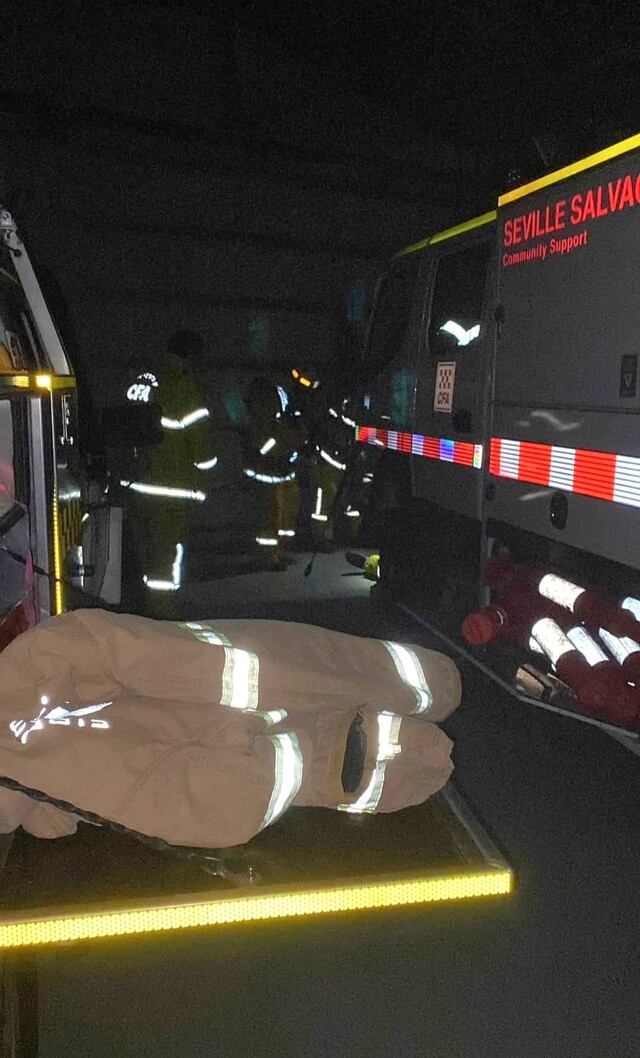Seville CFA undertake special night time training