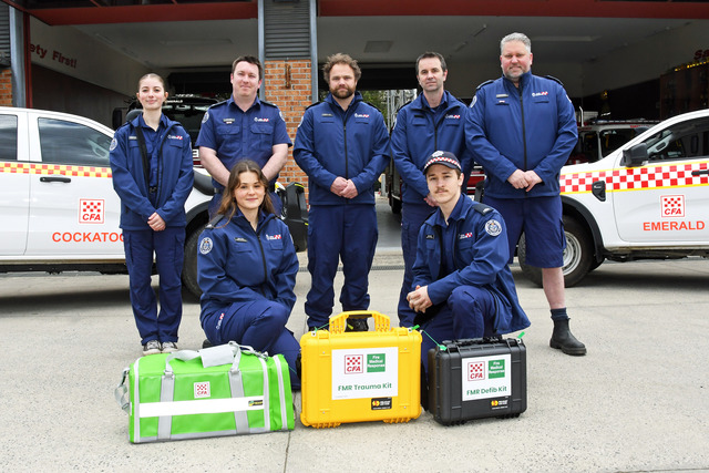 New program launch for CFA: Emerald and Cockatoo trained to respond