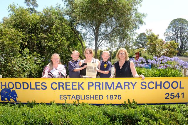 Hoddles Creek Primary School turns 150 this September