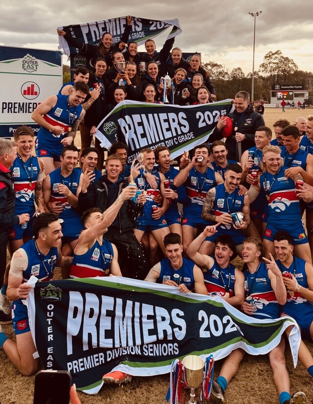 Victorious Wandin take the flag