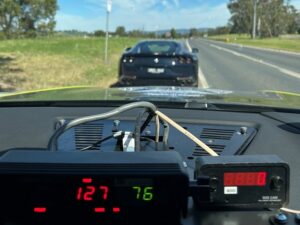 Ferrari driver caught speeding along Maroondah Highway