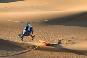 Sanders trails by 10 seconds after Dakar stage eight